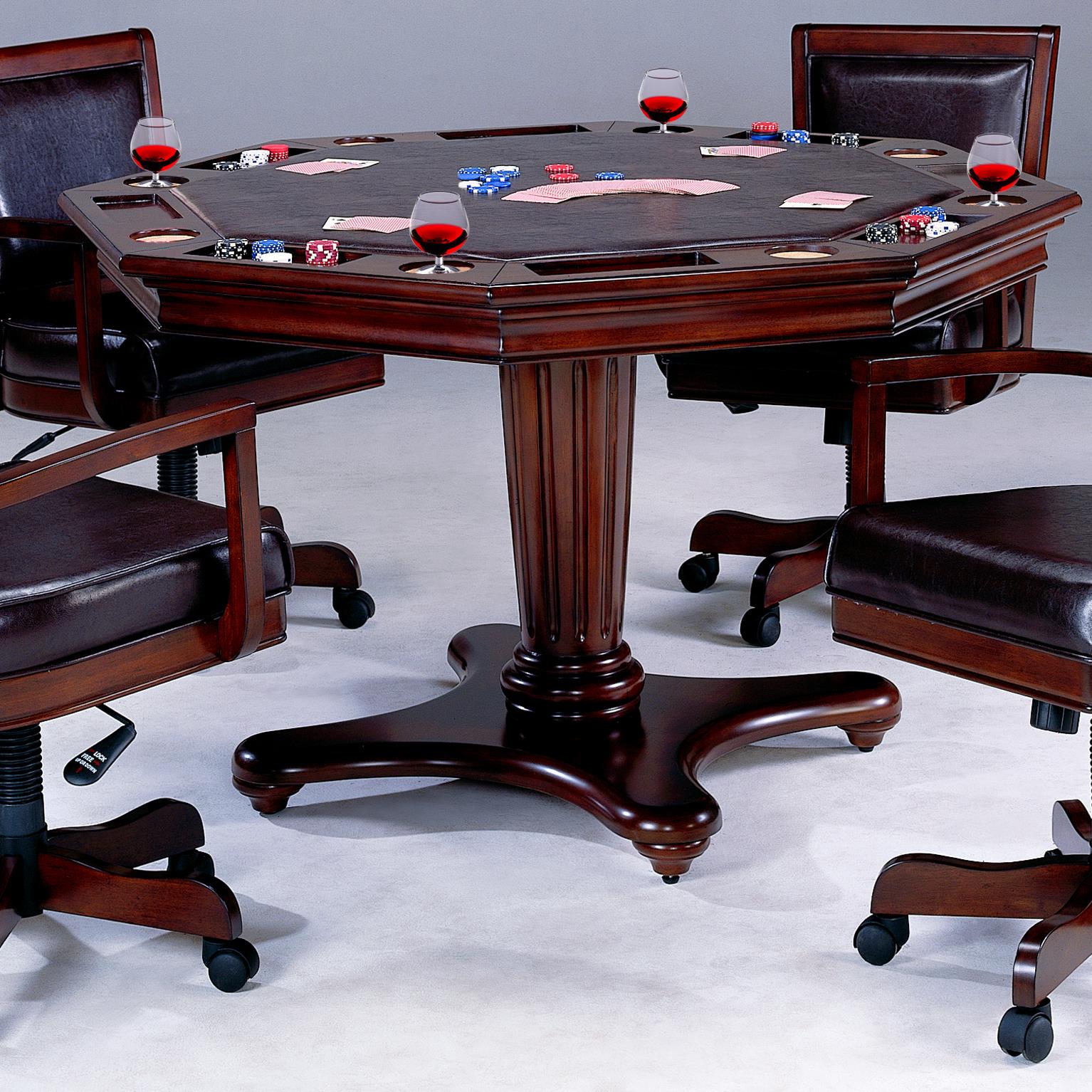 Hillsdale Ambassador 6124GTB Game Table with Separate Dining and Game
